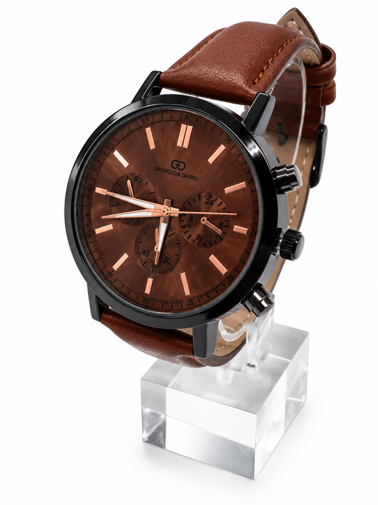 Montre Homme GIORGIO & DARIO – SYMPE Marron