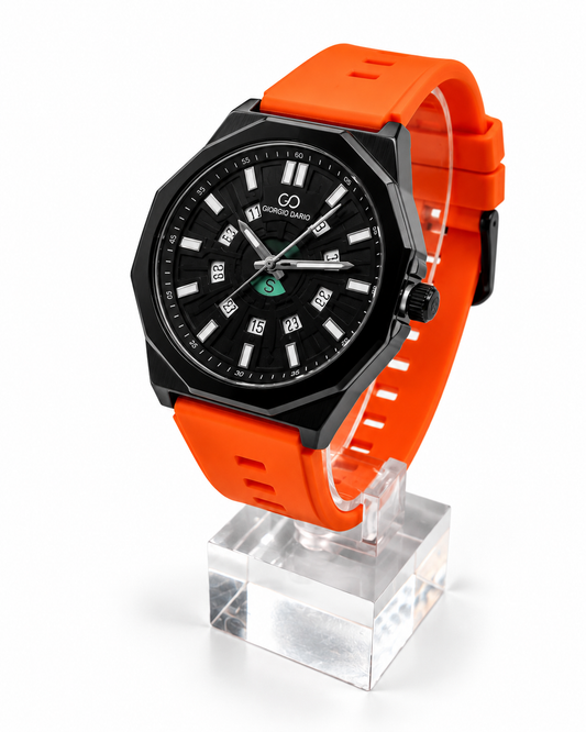 Montre GIORGIO & DARIO – OCTAGON SPORT Orange