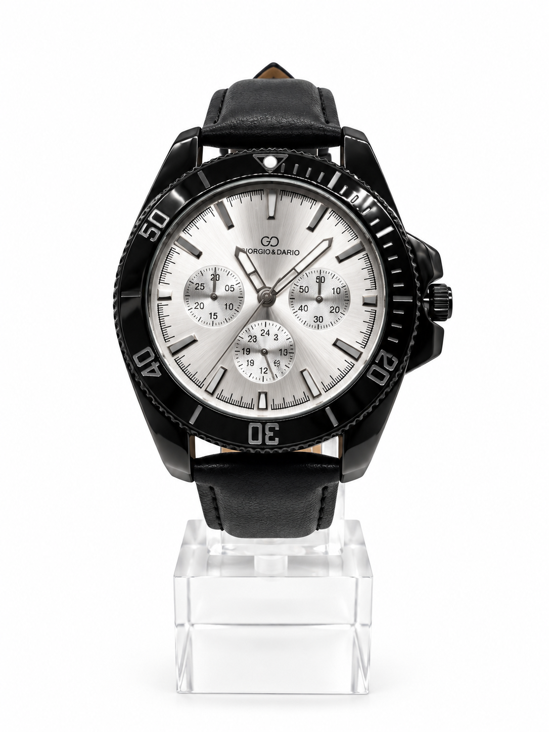 Montre Homme GIORGIO & DARIO – OPHÉLIE Noir Blanc