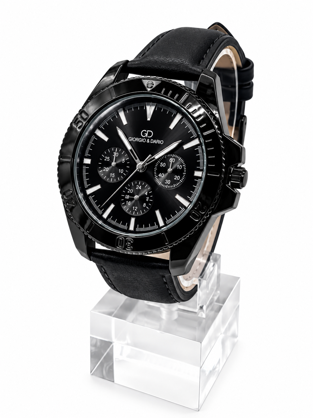 Montre Homme GIORGIO & DARIO – OPHÉLIE Noir