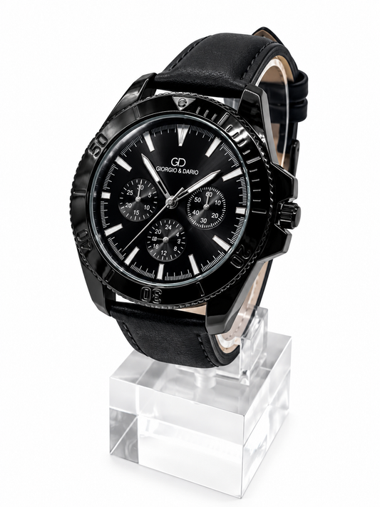 Montre Homme GIORGIO & DARIO – OPHÉLIE Noir