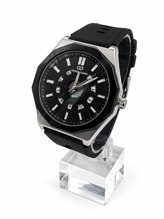 Montre GIORGIO & DARIO – OCTAGON SPORT Noir