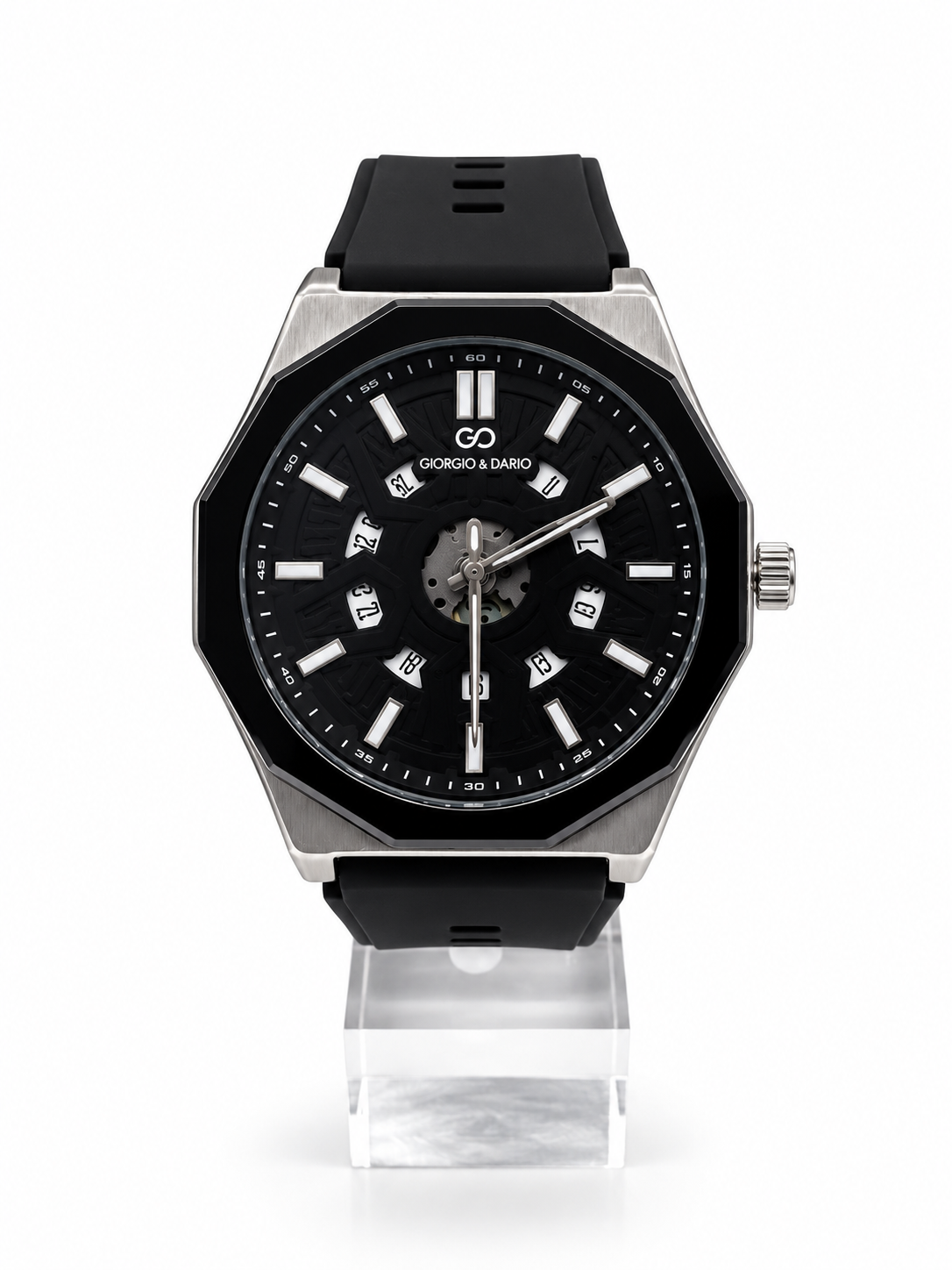 Montre GIORGIO & DARIO – OCTAGON SPORT Noir