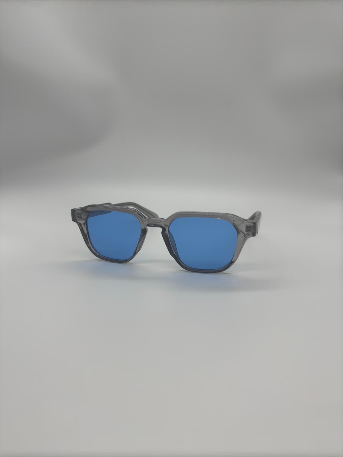 FX Grise Transparente / Bleu